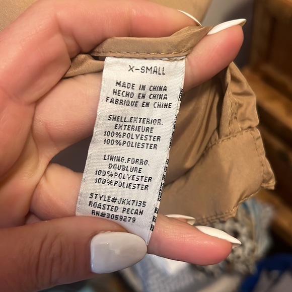 ✨SALE✨ THREAD & SUPPLY | Tan Puffer Long Jacket - Picture 5 of 9